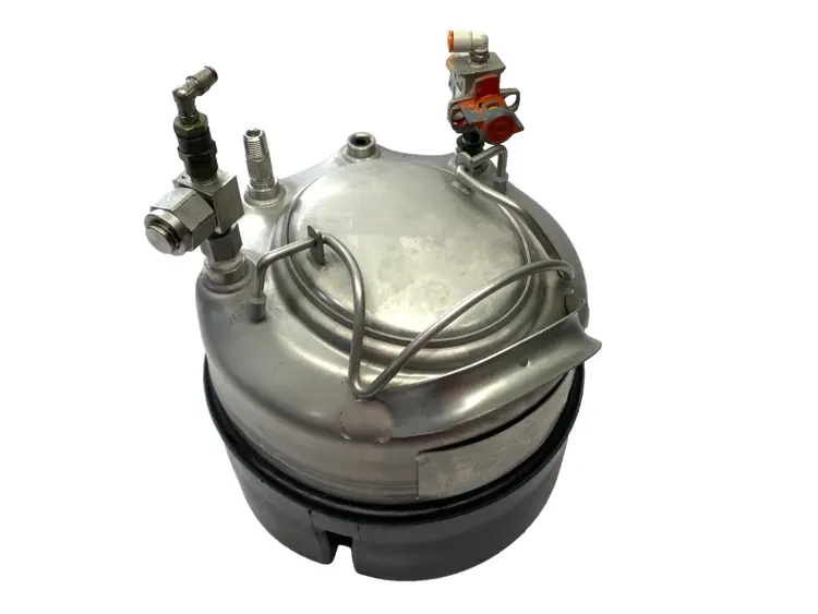 Used Unbranded Stainless Steel Pressure Tank 2 Gallon MDMT -20° F at 140PSI Pressure Tanks Michigan US | Maverick Industrial Sales #1392138
