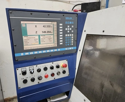 WEILER CNC Lathe, in very good used condition, approx. 33,600 running hours