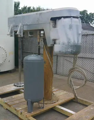 SPC8578  Mixer and Blender 40/20 hp Cowles disperser, air over oil lift, two speed drive