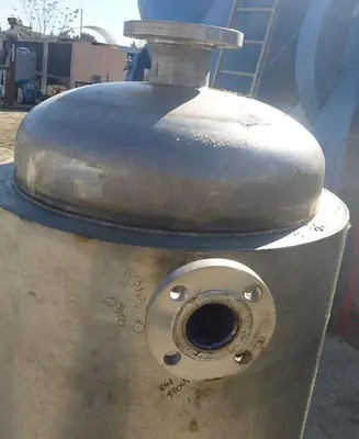 Tank, 75 Gallon, 316 Stainless Steel, Jacketed, 125 PSI, Charcoal Filter, A #S744383