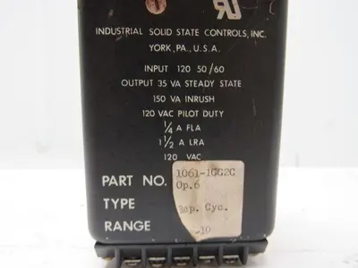 Used INDUSTRIAL SOLID STATE CONTROLS _UNKNOWN_ Miscellaneous MRO | Arrow Industrial #652138