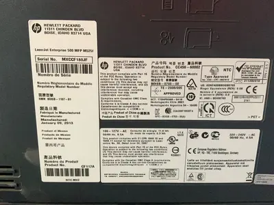 Used 2013 HEWLETT PACKARD M525 Digital Printers Ohio US | HGR 24 #1452460