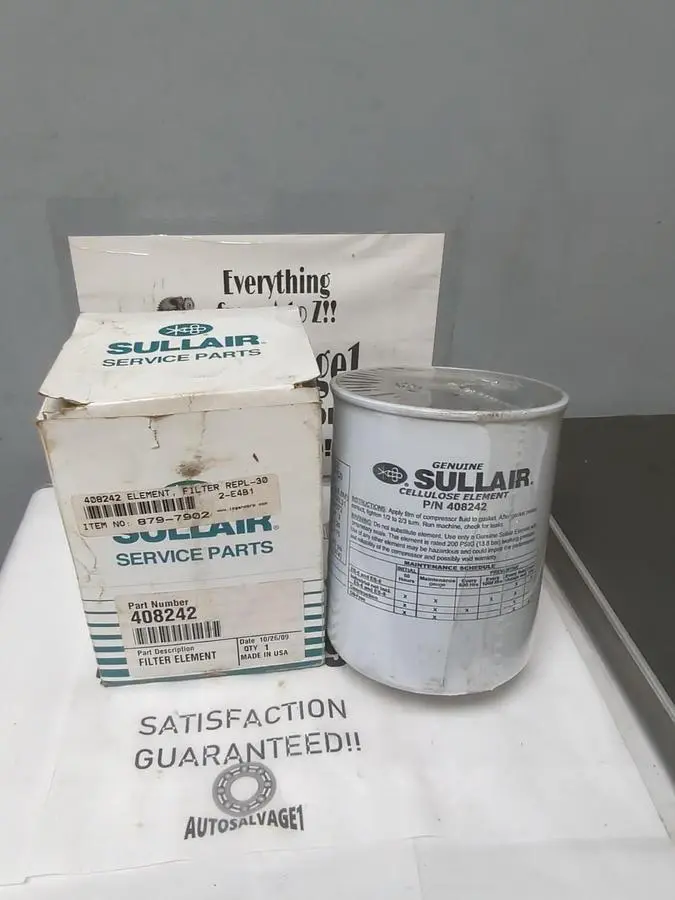 New | in-Stock SULLAIR 408242 Oil Filter Ohio US | Surplus Asset Holdings #1246972
