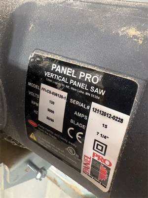 Used PANEL PRO "PRO2K" Woodworking Panel Saws Texas US | MachineryMax #1320465