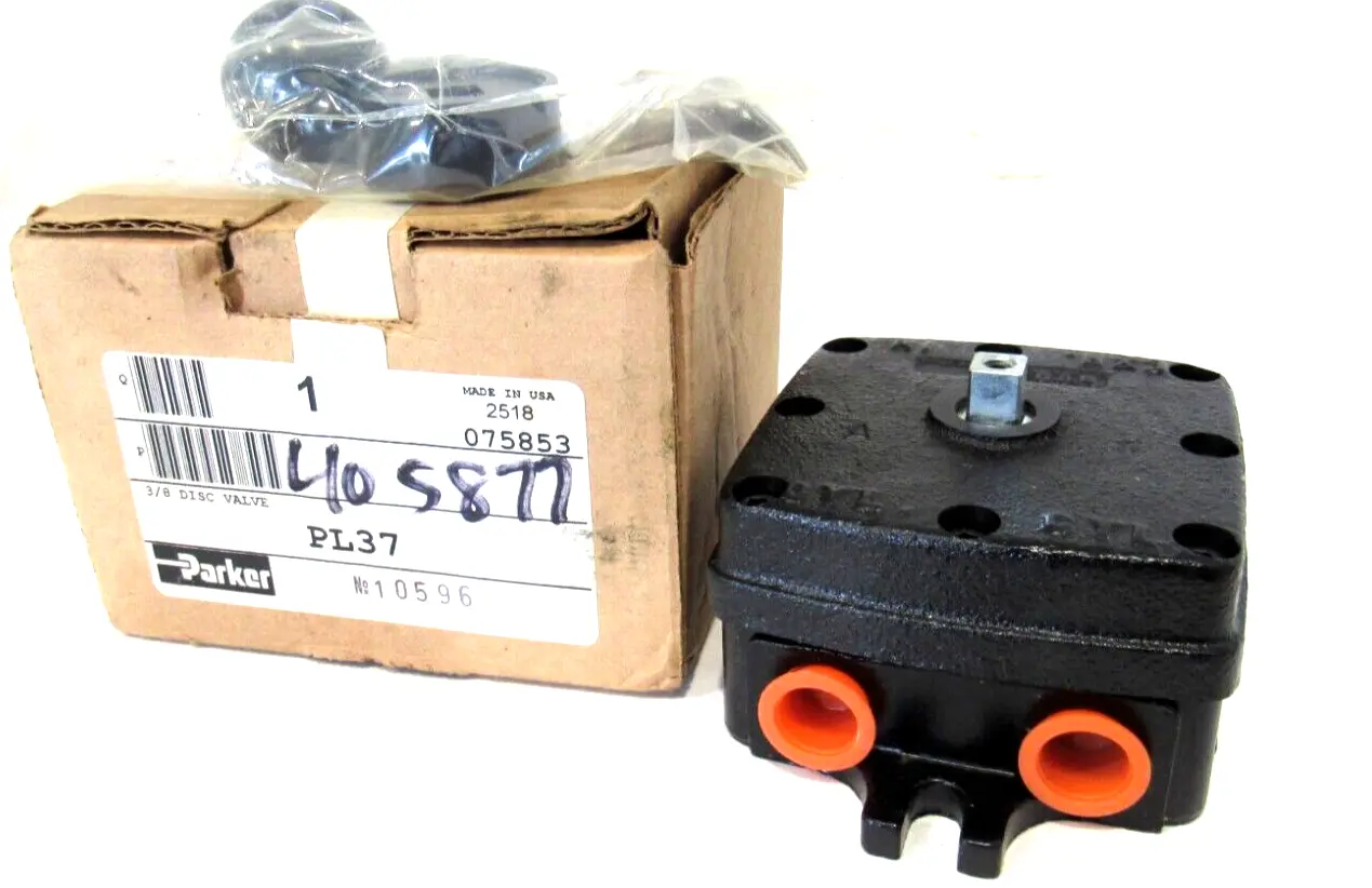 NEW PARKER PL37 3/8" DISC VALVE