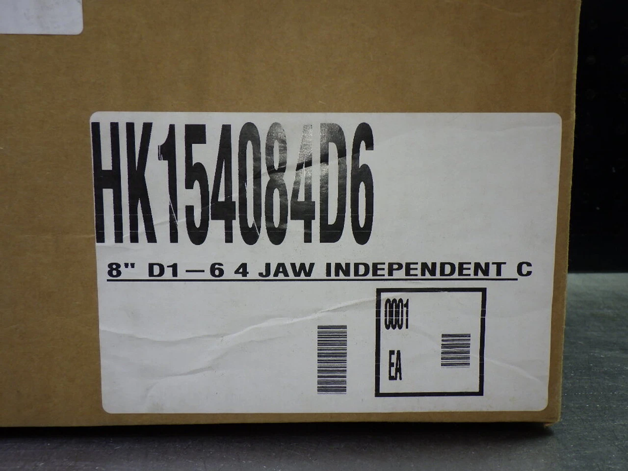 BTC 8" 4-Jaw Semi-Steel Independent Chuck D1-6 Mount 4084D6 (LOC1)
