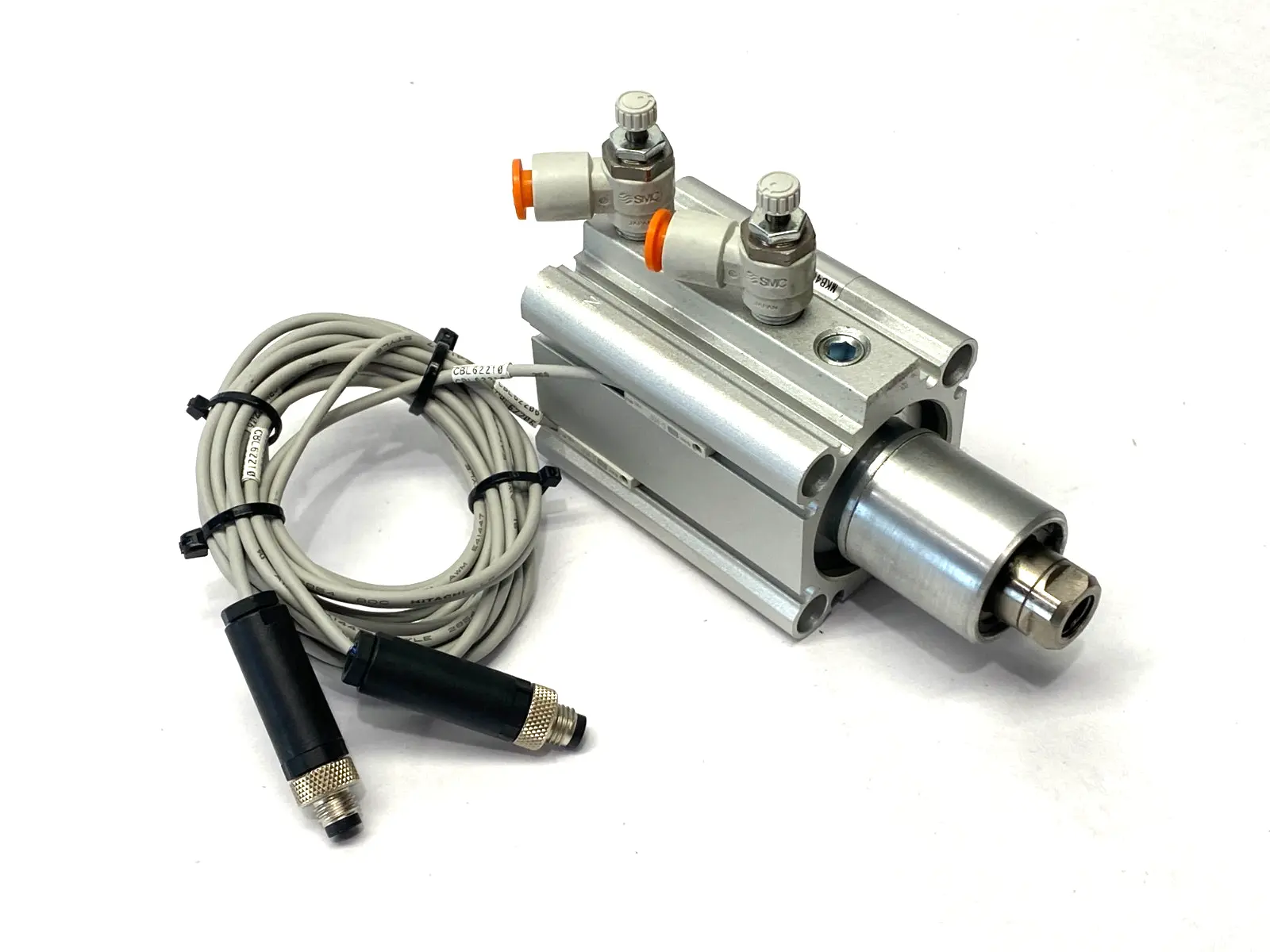 Used SMC Pneumatic Swing Clamp Cylinder 40mm Bore 10mm Clamp Stroke Pneumatic Cylinders Michigan US | Maverick Industrial Sales #1419231