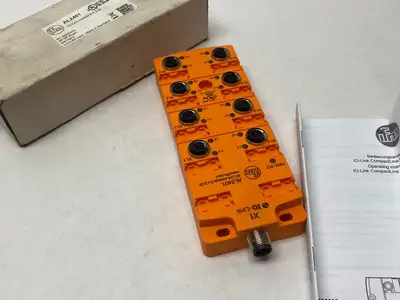 USED IFM COMPACTLINE MODULE, IO-LINK MODULE 8 X 2 DI IP 67