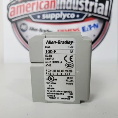 Used Allen-Bradley ["100-F", "100F"] PLC Contactors California US | American Industrial Supply Co. #1376938