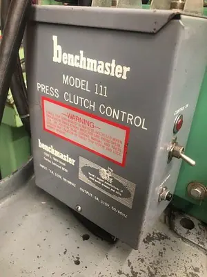 3391-220 Benchmaster 2 Ton Press Model 141 With Transformer & Electric Foot Pedal Control