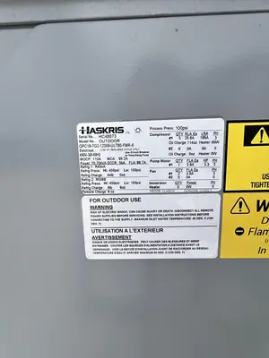 Haskris 18 Ton Chiller - Model OPC18