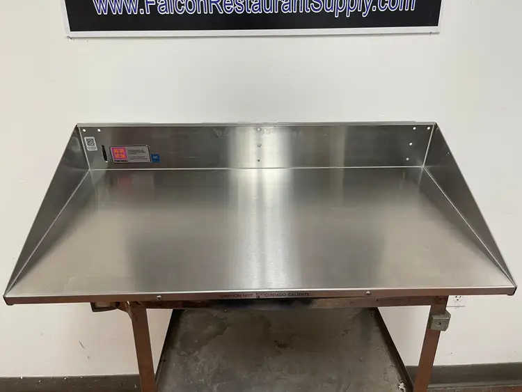 Used Marshall Used Marshall 175401 36" ThermoGlo Heated Stainless Steel Wall Mounted Shelf 120V - FG5 Heated Cabinets & Displays Illinois US | Falcon Restaurant Supply #1374917