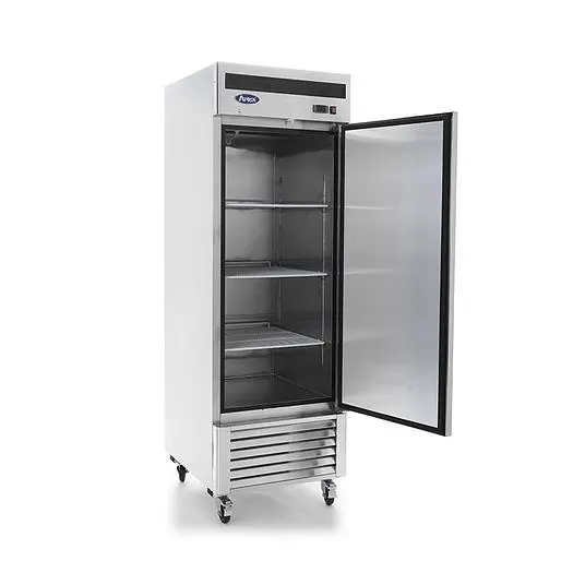 Single solid door freezer - BOTTOM MOUNT