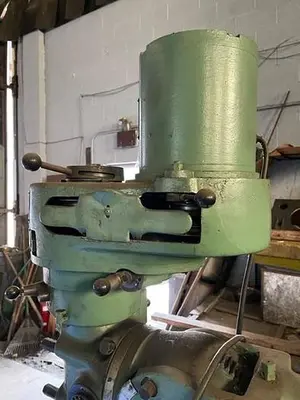 Pilgrim Vertical Mill: Table Size 43 1/2" x 9"