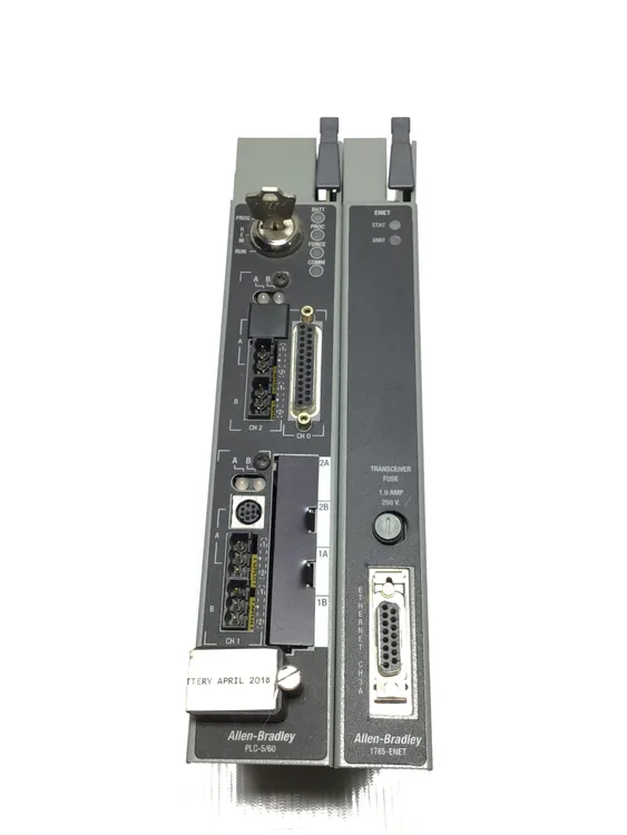 Used Allen-Bradley 1785-L60B/E (PART OF THE PLC-5/60 SERIES) Programmable Logic Controllers Pennsylvania US | Moses B Glick #991022
