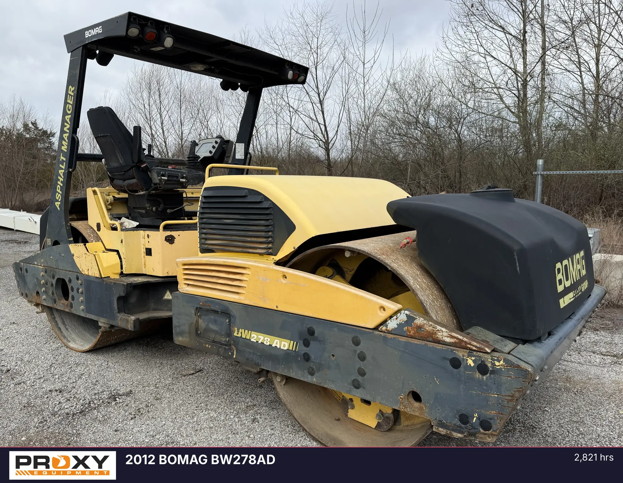 Used 2012 BOMAG BW278AD Tandem Rollers Kentucky US | Proxy Equipment #1426105