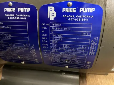 New | in-Stock PRICE PUMP CD150VAI-494-015-500-36E-3T7 Pumps | Surplus Asset Holdings #1206254