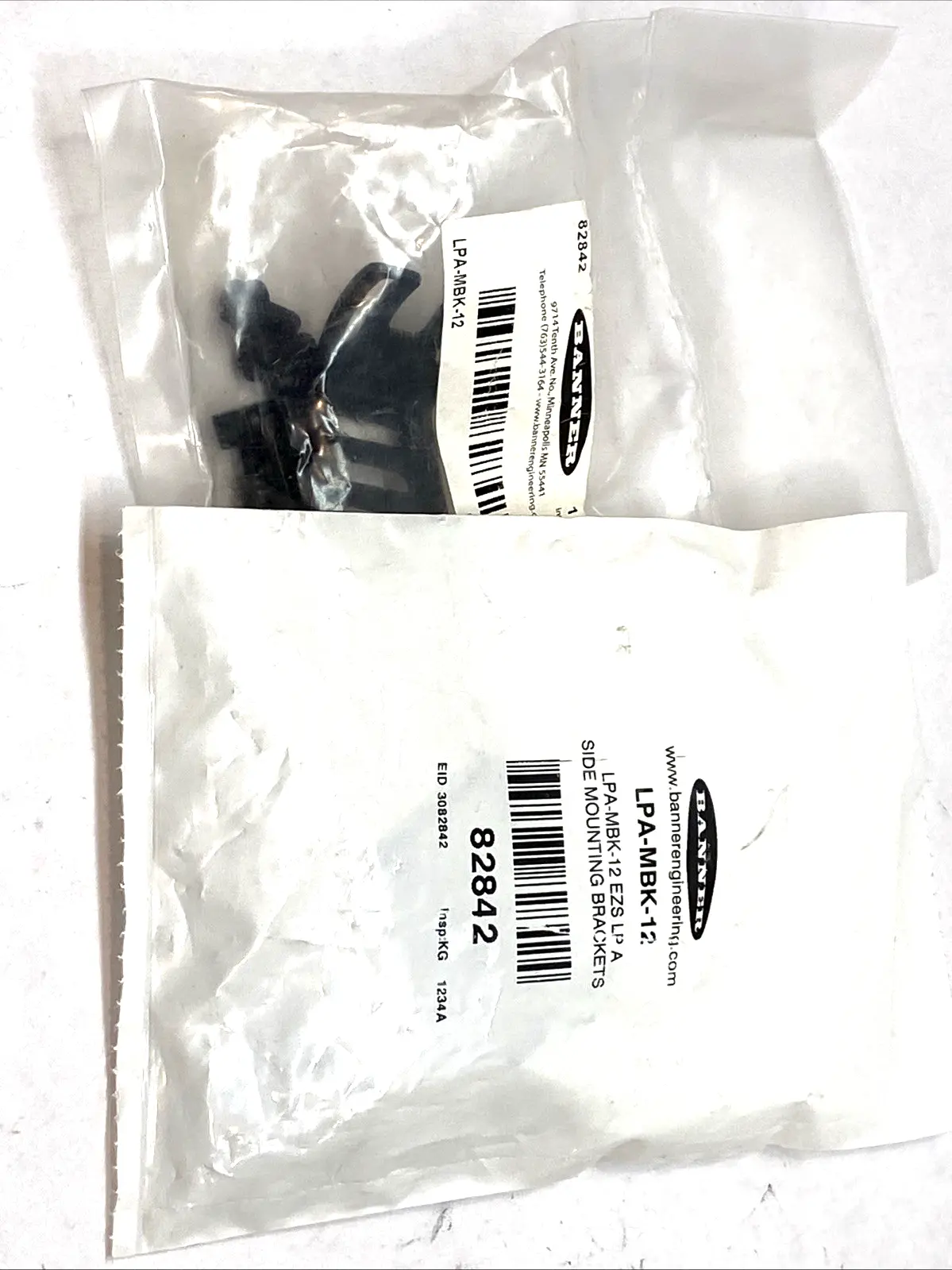 NEW BANNER SIDE MOUNTING BRACKET LOT OF 2