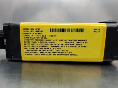 Banner SPR1 EZ-GUARD Point Sensor - .8-70M RANGE, 24VDC. 5E-24
