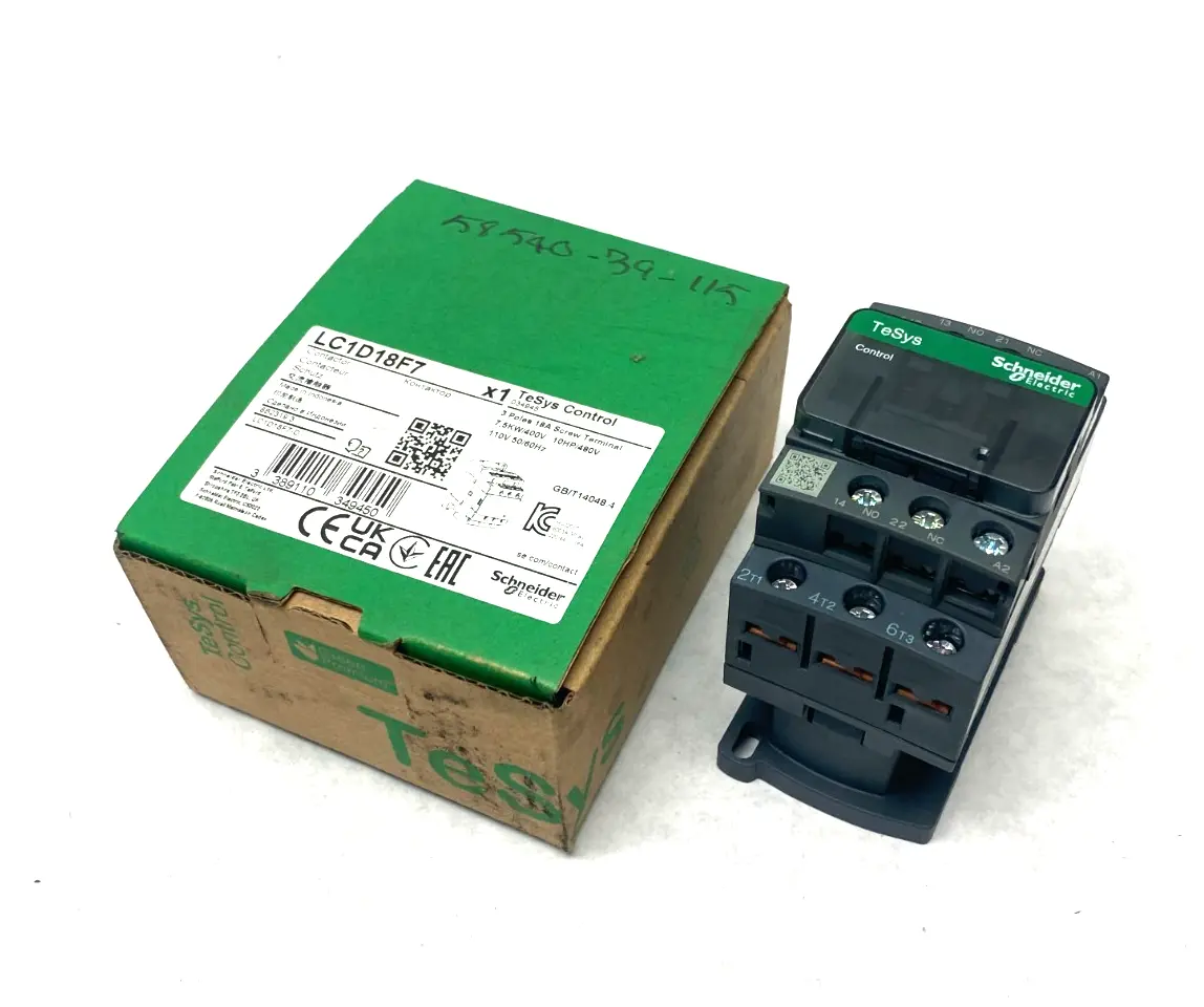 LC1D18F7 | Schneider Electric  TeSys Deca Nonreversing IEC Contactor 3-Pole - New Other