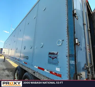 Used 2000 WABASH NATIONAL 53 FT DRY GOODS VAN Box Trailers Michigan US | Proxy Equipment #1426012