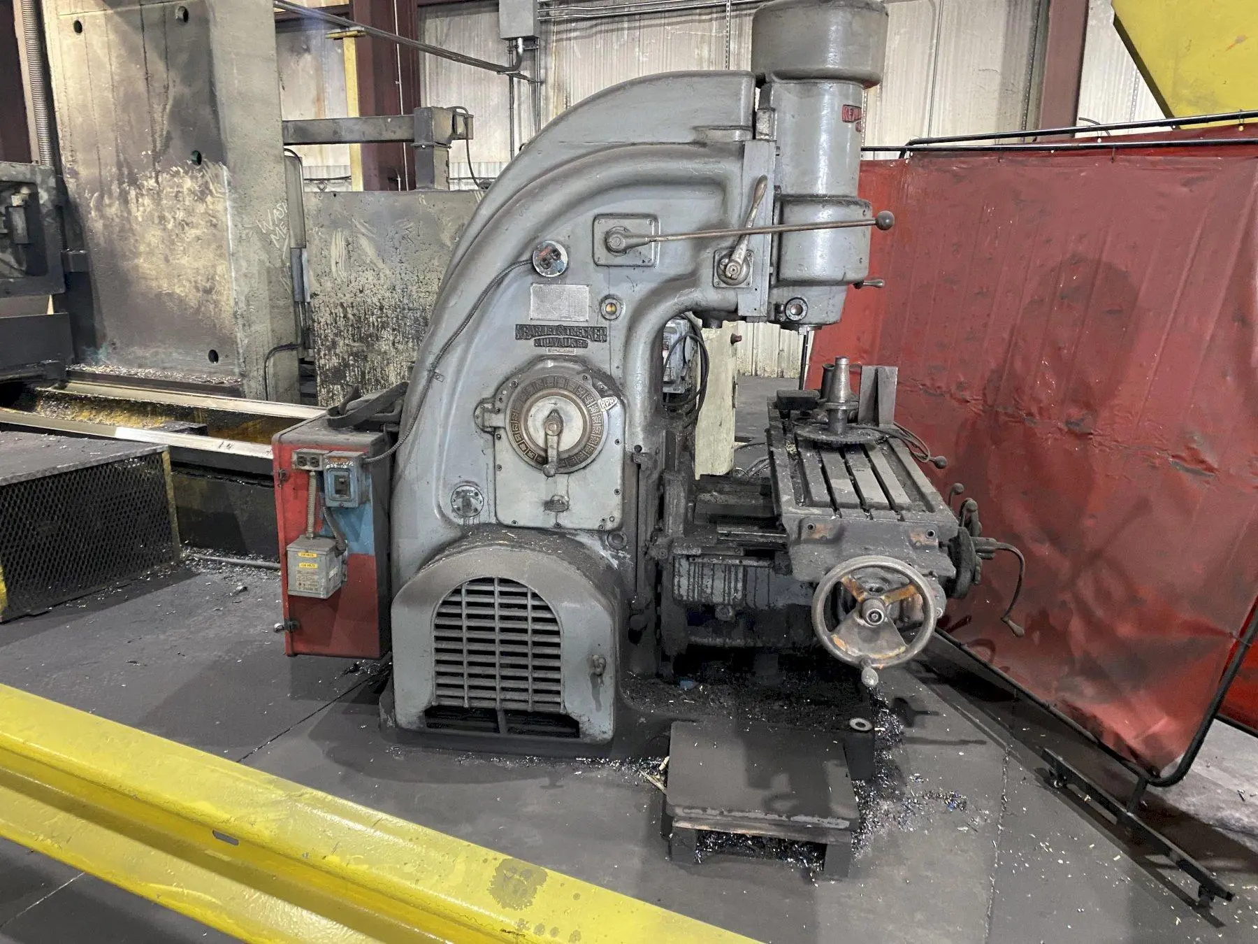 #3 X 15 HP KEARNEY & TRECKER K&T VERTICAL MILL: YOBRO #23771