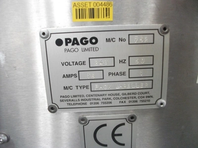 Pago Self Adhesive Single Head Vertical Pagomat 3 Labeller