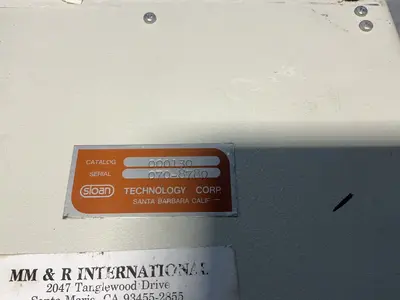 Used SLOAN TECHNOLOGY 000130 Automation Control (HMI) Ohio US | HGR 24 #1545398