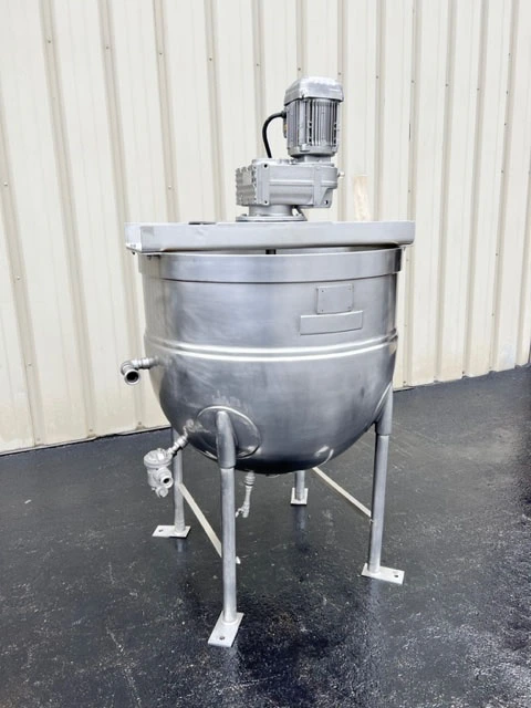 B.H. Hubbert & Sons 100 Gallon Jacketed Kettle with Scrape Surface Agitation