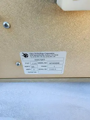 ORYX INSTRUMENTS SYSTEM 700-HMR , ESD-QST M700HMR ESD TESTER