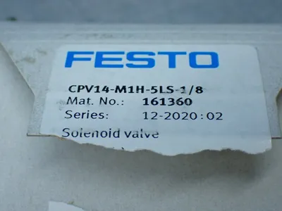 New | in-Stock FESTO CPV14M1H5LS1/8 Pumps Ohio US | HGR 24 #926718