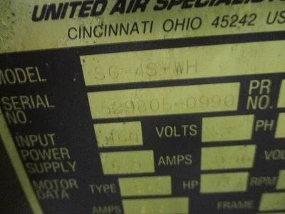 USED UNITED AIR SPECIALISTS SG-4S-WH