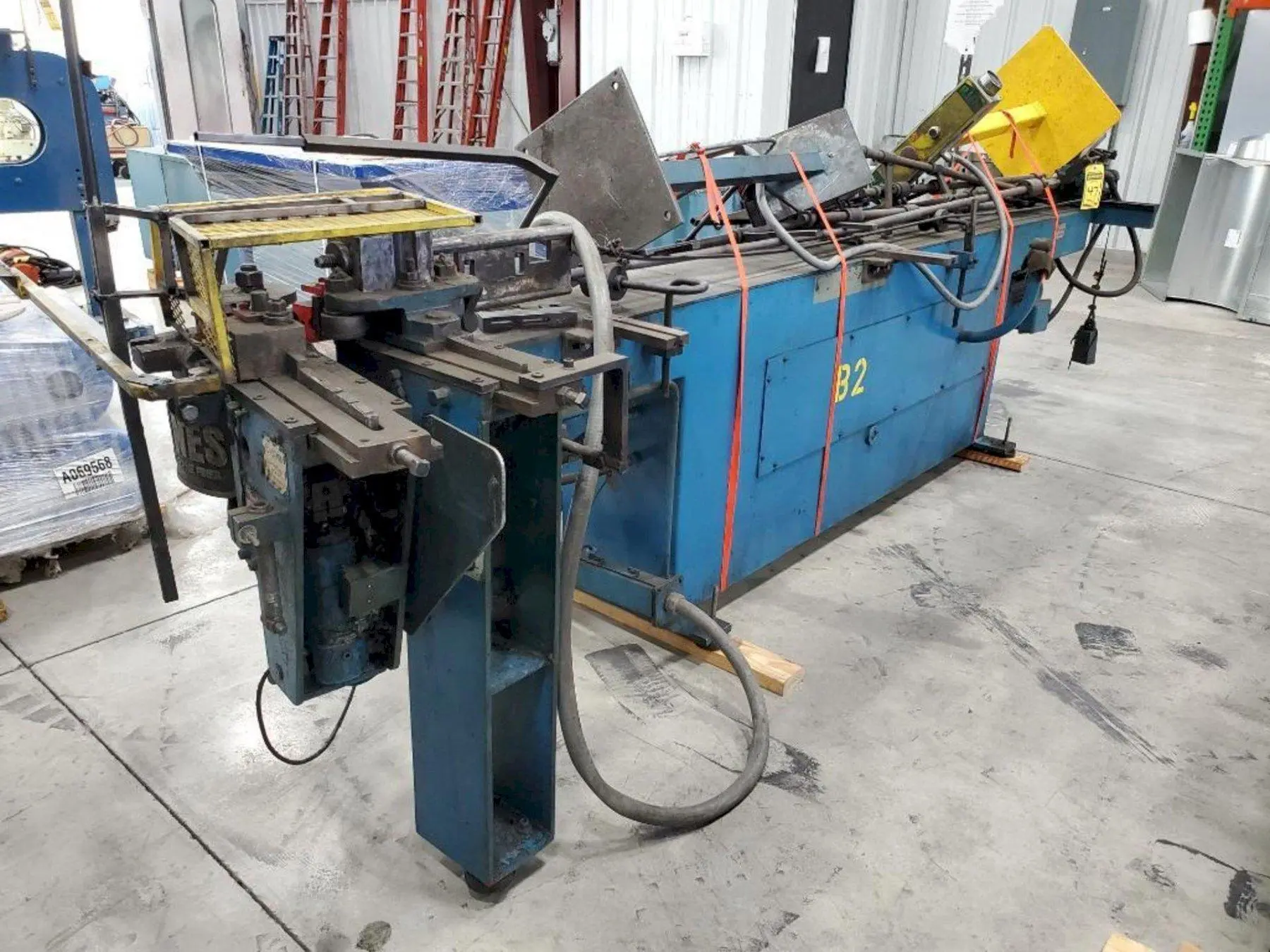2.5" TELEDYNE PINES HORIZONTAL HYDRAULIC TUBE BENDER. STOCK # 0641723