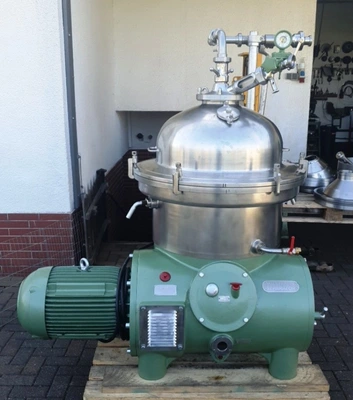 Westfalia SA 40-06-076 clarifier centrifuge, 316SS.