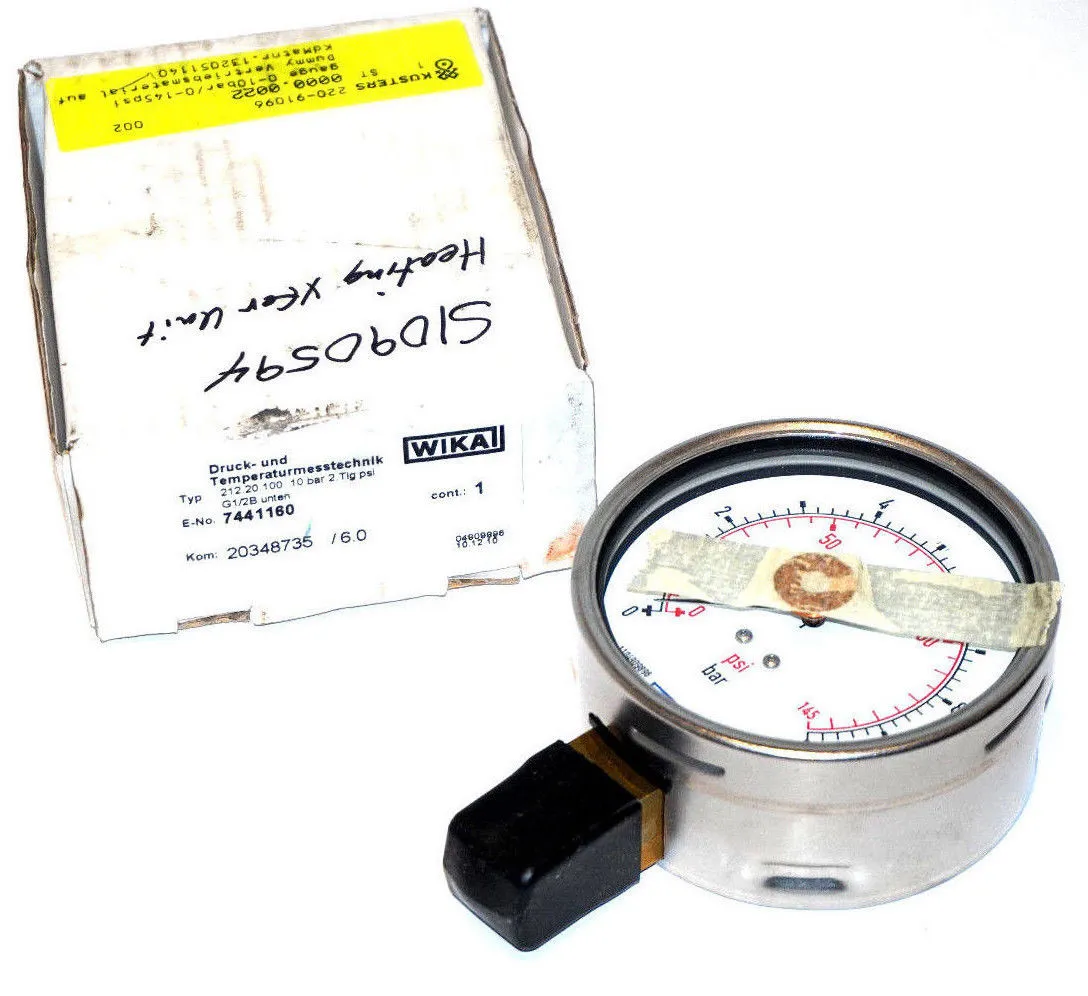 NEW WIKA 212.20.100 TEMPERATURE GAUGE 21220100