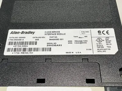 USED ALLEN BRADLEY 1756-M03SE A