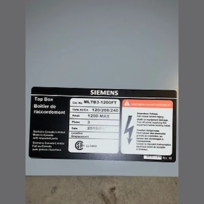 USED Siemens MTLB3-1200FT