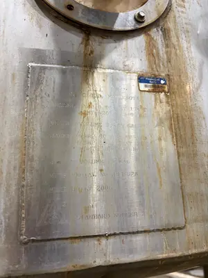 Used 2009 TANK STAINLESS STEEL 3840 Gallon Stainless Steel Tanks New Jersey US | Perry Equipment #1398507