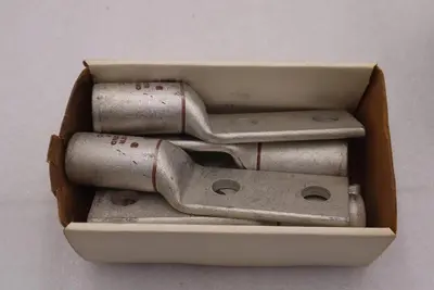 6 NIB THOMAS & BETTS 54484 PRESSURE TERMINAL CONNECTOR LUG STOCK L-784