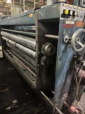 66″ x 110″ MckInley 2 color Rotary Die Cutter