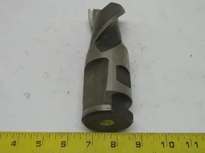 8-E 2" Right Hand 2 Flute HSS 3" Cut End mill 2" combination shank