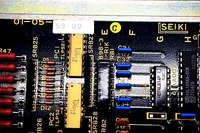 USED SEIKI 01-05-53-00 SERVO BOARD 01055300