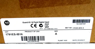 ALLEN BRADLEY 1791ES-IB16 DIGITAL INPUT 1791ESIB16 NEW, SURPLUS