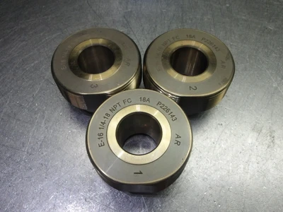 Adam Rollsysteme E16 1/4 x 18 NPT Thread Roll Set A18 E16NPT1821 (LOC2613B)
