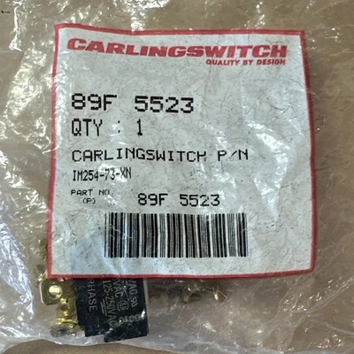 LOT OF CARLINGSWITCH SWITCHES- (2) HM254-73-XN, (3) 2GM54-73-XN, (1) IM254-73-XN