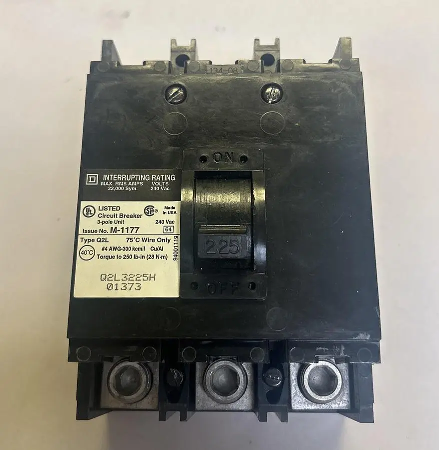 Used SQUARE D Q2L3225H Miscellaneous Equipment (Electrical & Power) Ohio US | Surplus Asset Holdings #1240678