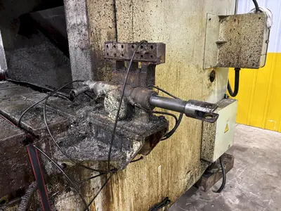 220 TON AIDA MODEL #NC1-200(2) GAP FRAME PRESS, WITH 9.84" STROKE: STOCK #22201