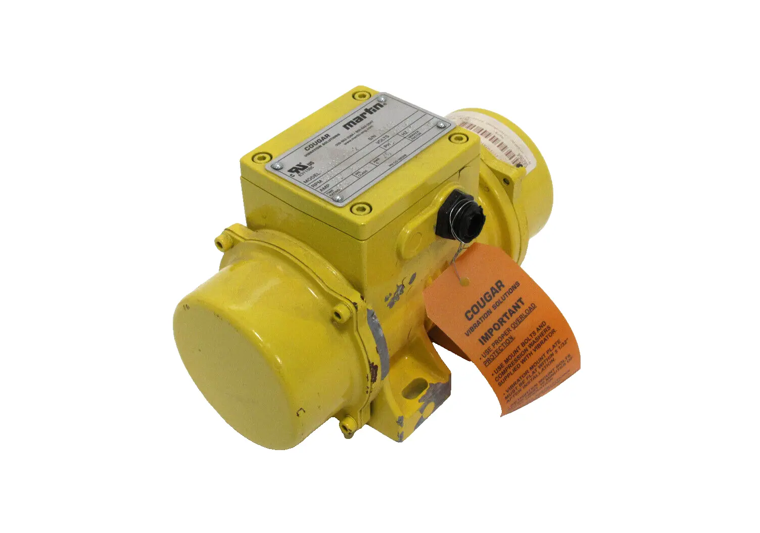 NEW MARTIN B3-380-0A INDUSTRIAL VIBRATOR 3600RPM 230/460V B33800A