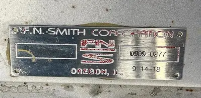Used Screw Conveyor, 14'' Diameter X 204'' Long, Tapered Screw