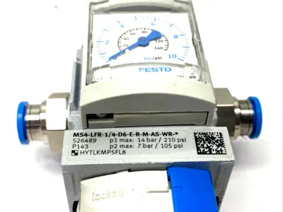 MS4-LFR-1/4-D6-E-R-M-AS-WR | Festo  Pneumatic Filter Regulator 526489 NO BRACKET - Used